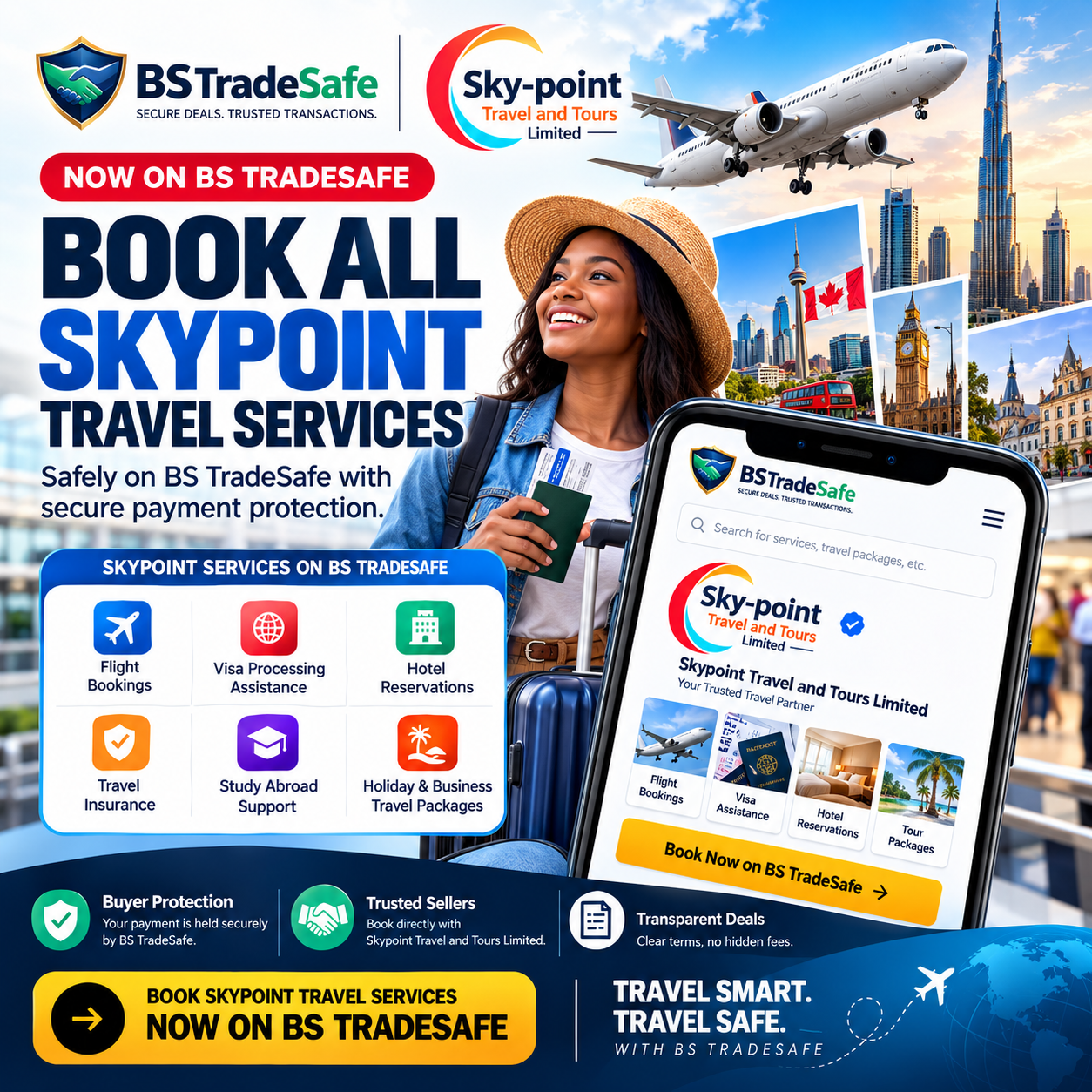 Sky-point Travel & Tours – Travel Services Package — Worldwide
